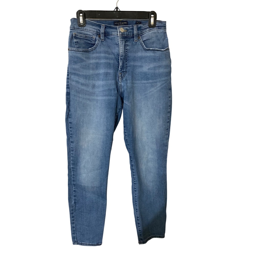 Lucky Brand Bridgette High Rise Skinny Ankle Jeans Medium Wash Size 10/30